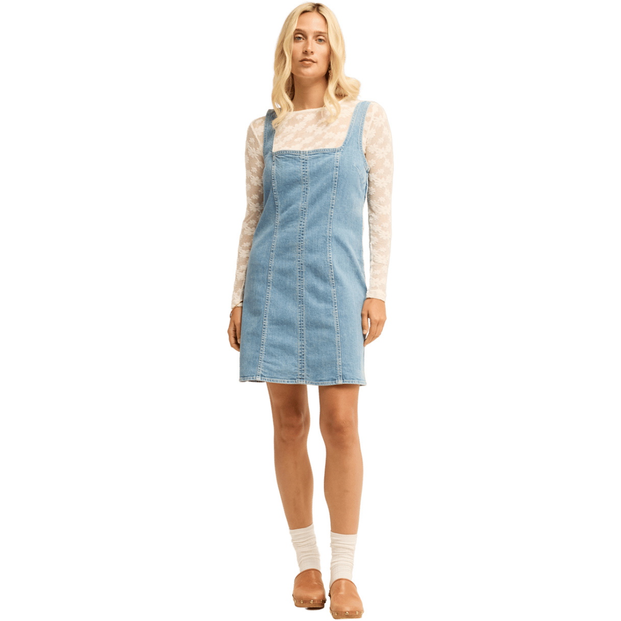 2026 Billabong Womens Denim Romance Dress EBJDD03003 - Surf Spray